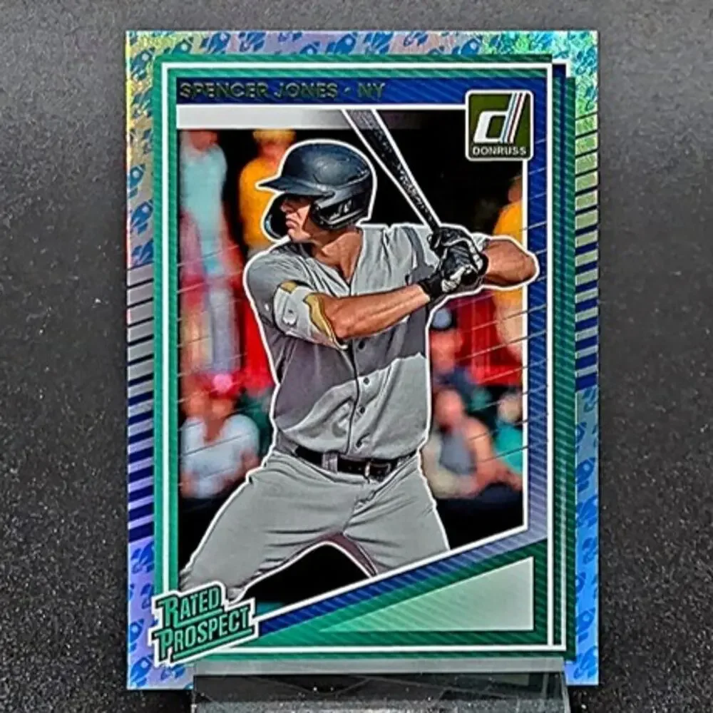 Spencer Jones Holo Red Ice Rockets Rated Prospect New York Yankees Top Prospect